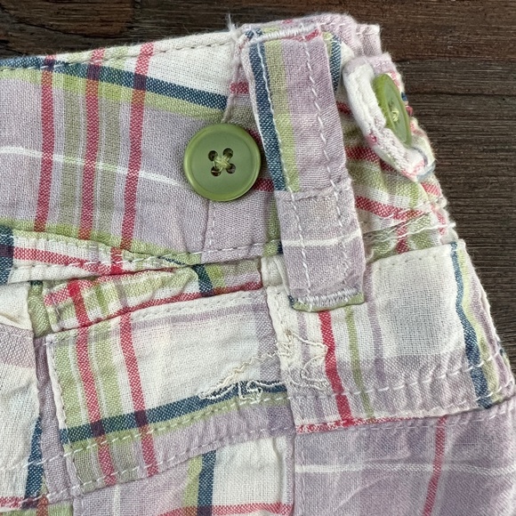 Horny Toad NWT‎ Plaid Patchwork Short Skirt Organic Cotton Size 8 - Picture 6 of 9